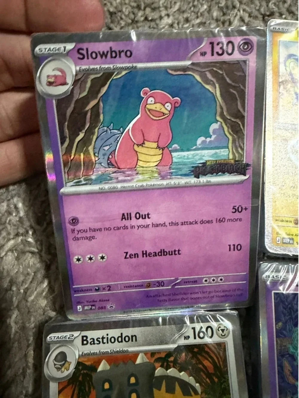 Pokemon TCG Pitch Black Stamped Promos Bastiodon Slowbro Miraidon Dhelmise Cards